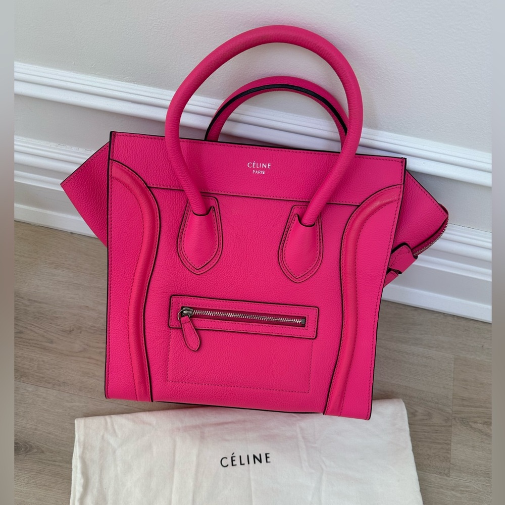 Celine Mini Luggage Hot Pink (RARE COLOR)
